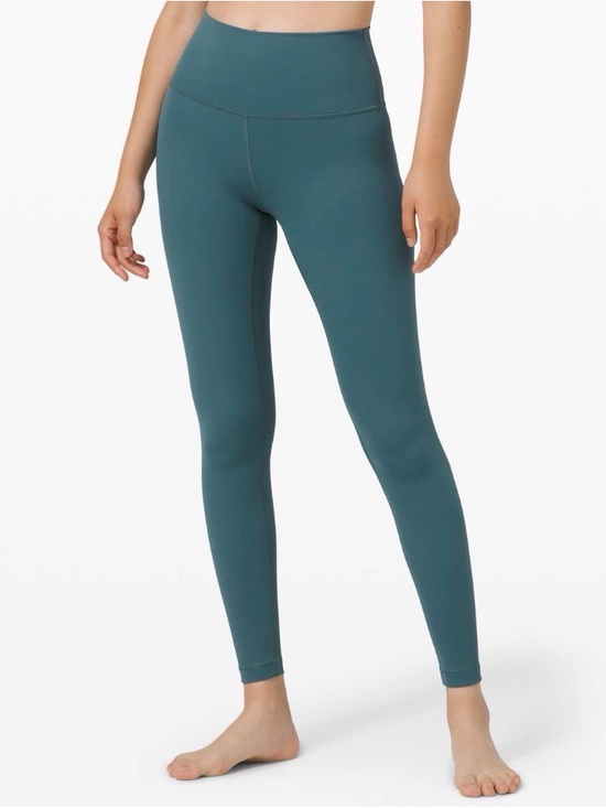 lululemon athletica Pants - Lululemon Wunder Under High Rise Tight 28” Full On Luxtreme Desert Teal Size 4